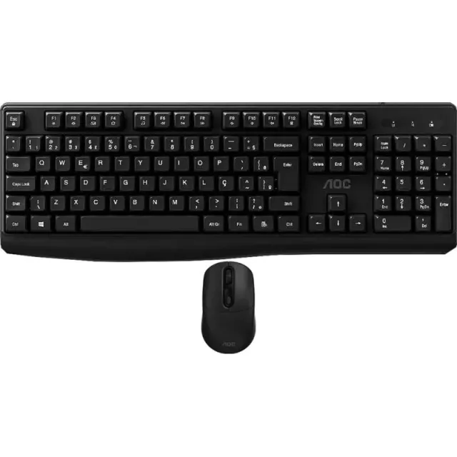 Teclado e Mouse sem Fio Aoc KM310B/FG (Português)