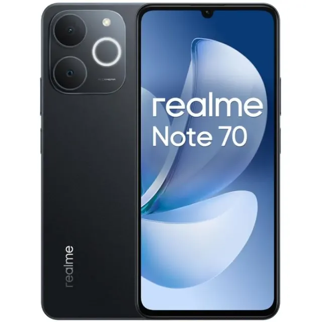 Smartphone Realme Note 70 RMX5313 Dual Sim 6.74″ 4GB/128GB Obsidian Black