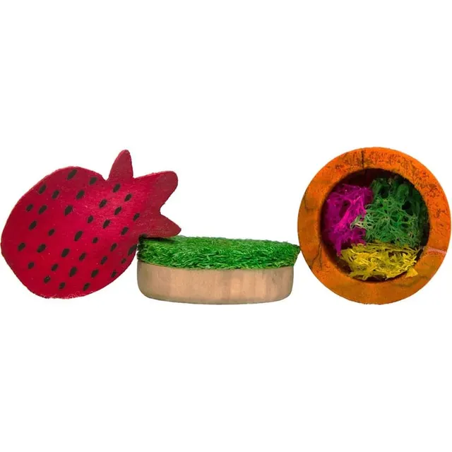 Brinquedo para Roedores 2.5cm (3 peças) – Pawise Play &amp; Chew 39121