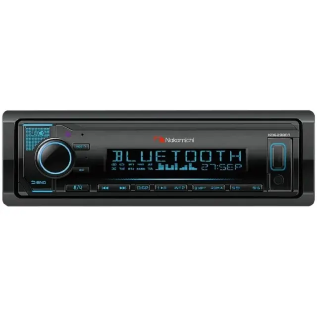 Toca Rádio Nakamichi NQ623BDT AUX/USB/BT/MP3/FM-AM