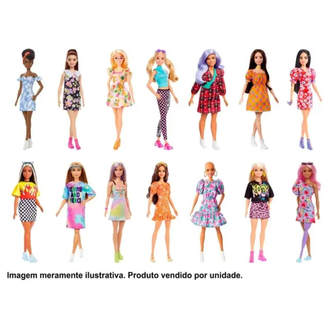 Boneca Barbie Fashionistas Mattel – FBR37 (Vendido por unidade)