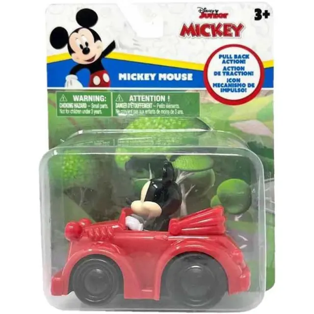 Carrinho Disney Junior Pull Back Action Mickey Mouse Funhause – Mickey