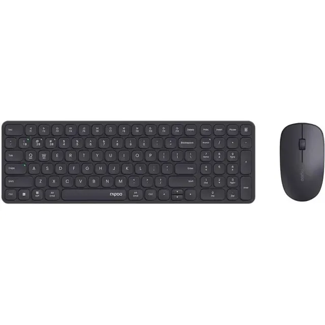 Teclado e Mouse Rapoo 9320M Sem Fio – Dark Grey (Inglês)