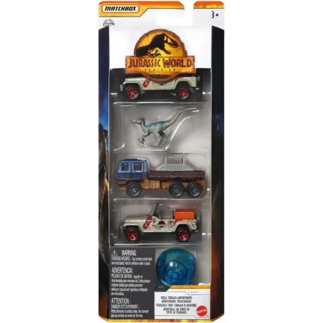 Total Terrain Adventurers Matchbox Jurassic World Mattel – HBH81