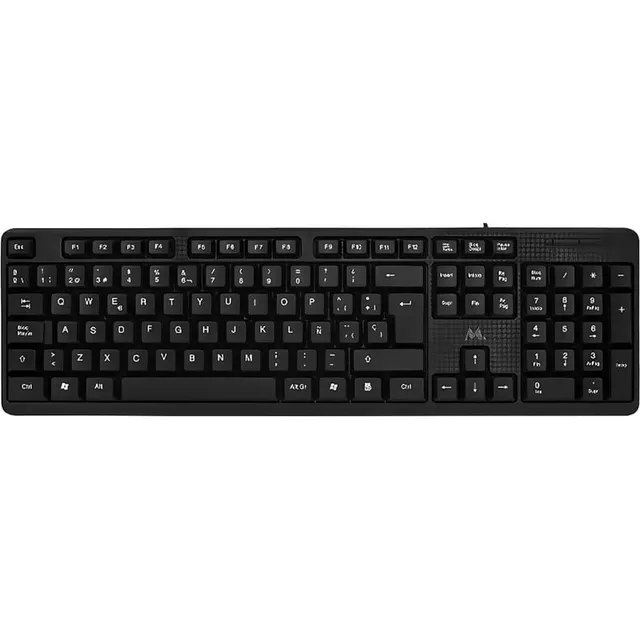 Teclado Mtek KB-8187 com cabo – Preto (Espanhol)