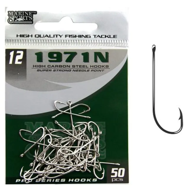 Anzol Marine Sports 1971N 12 com 50pçs