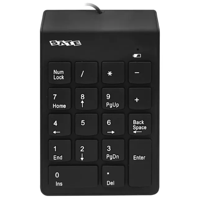 Teclado Satellite AK-184 USB Numérico Preto