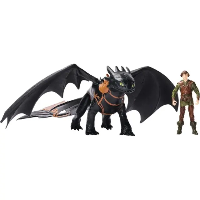 Toothless + Hiccup How To Train Your Dragon Spin Master – 1277