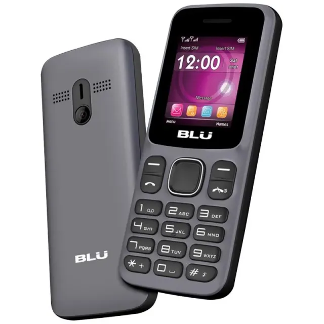 Celular Blu Z4 Z194 1.8″ Dual Sim Bluetooth Rádio FM – Cinza/Preto