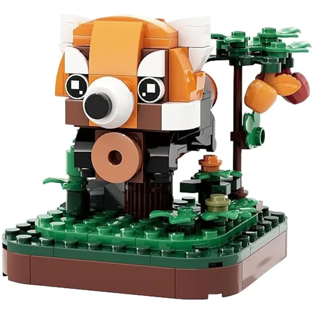 Blocos de Construção The Red Panda Wange – 1620 (125 Peças)