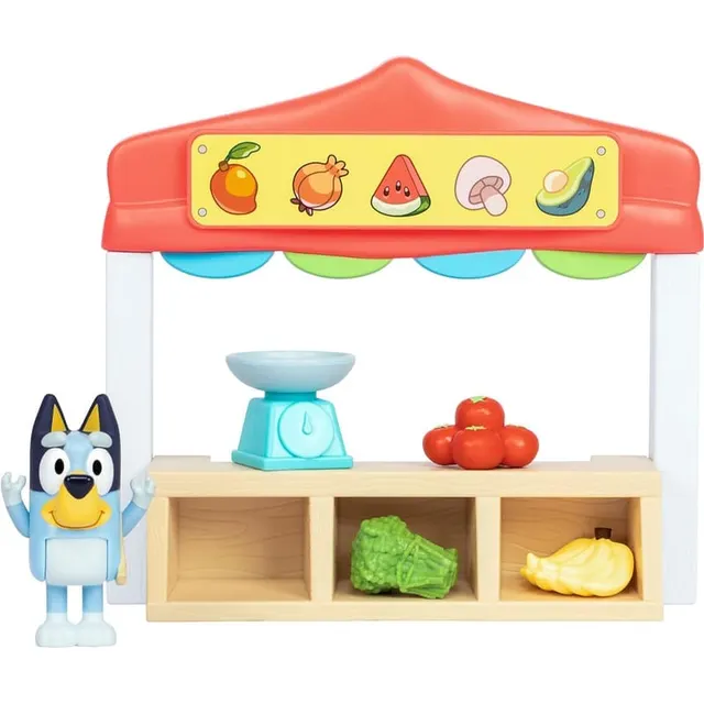 Bluey Farmers Market Playset Moose – 17555