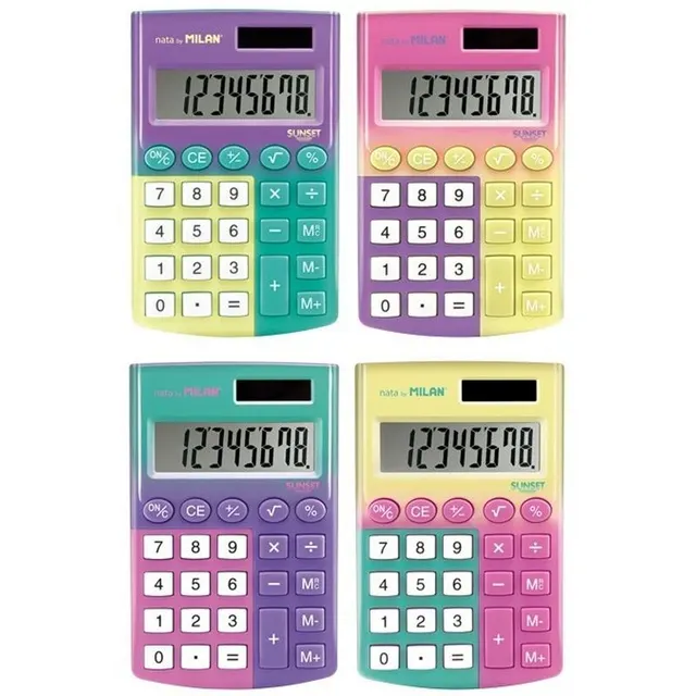 Calculadora Milan Sanset 159512SN – Diversos (Vendido por Unidade)