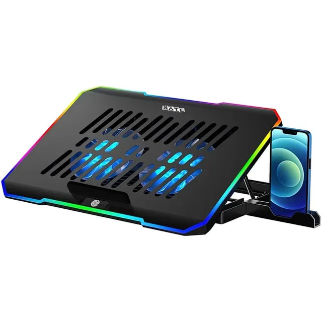 Suporte com Cooler para Notebook de até 17″ Sate A-CP42 RGB USB