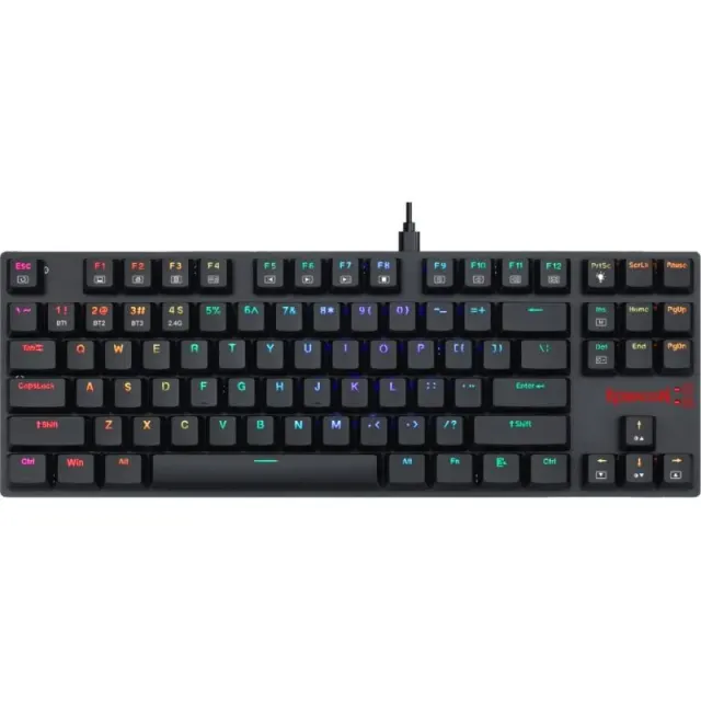 Teclado Gaming Redragon APS Pro K607P-KBS – Preto (Inglês com Fio) Switch Blue