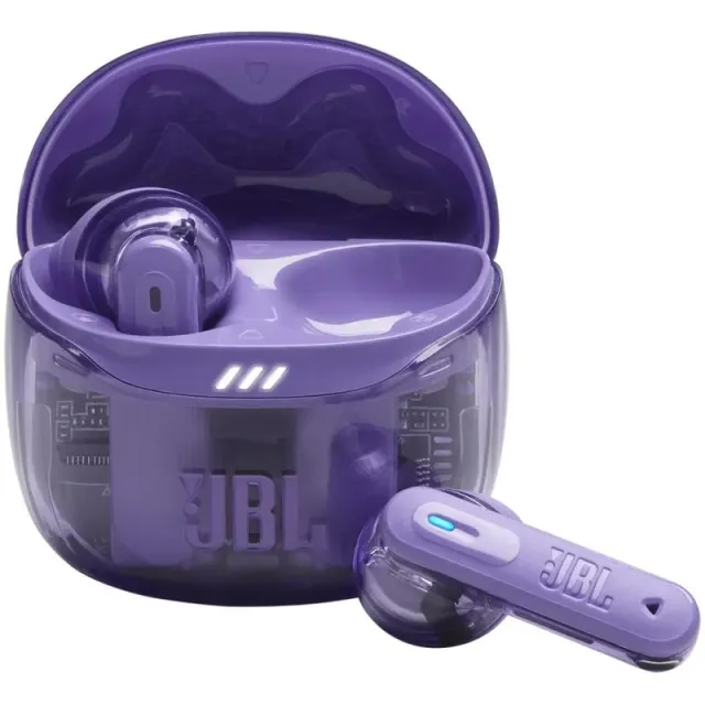 Fone de Ouvido JBL Tune Flex 2 Ghost Bluetooth – Roxo (com cancelamento de ruído)