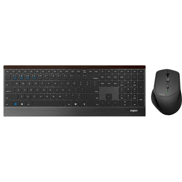 Teclado Sem Fio Rapoo 9500M – Black (Inglês)
