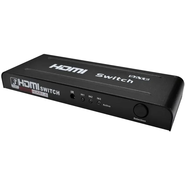 Switch HDMI Sate A-HD03 de 3 Portas Full HD 1080P