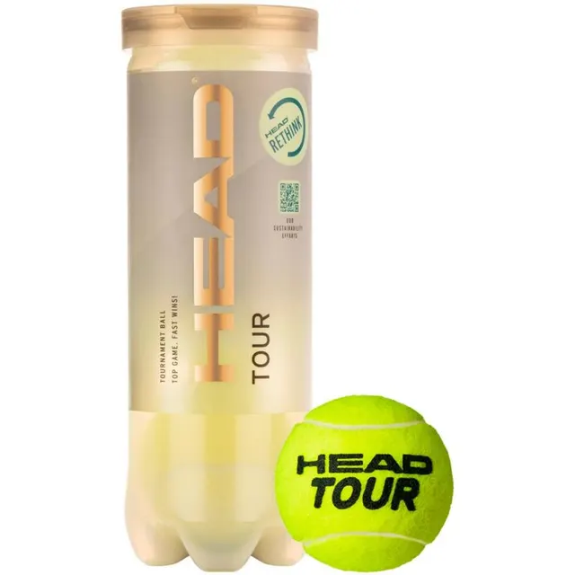 Bola de Tênis Head Tour (3 Unidades)