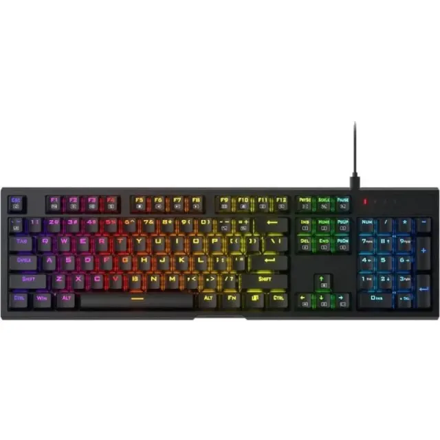 Teclado Gaming Redragon Argo Mechanical K670-RGB Preto (Inglês com Fio) Switch Vermelho
