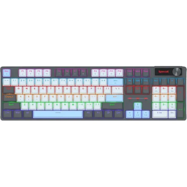 Teclado Gaming Mecânico Redragon Caesura K718GB-R (Inglês – com cabo)