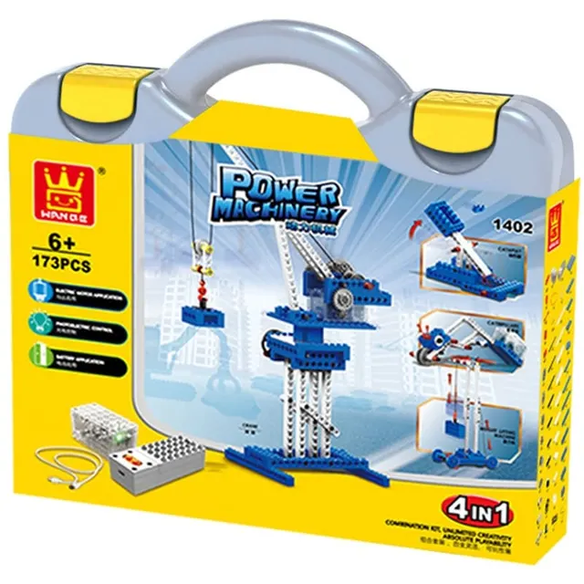 Blocos de Construção Power Machinery Wange – 1402 (173 Peças)