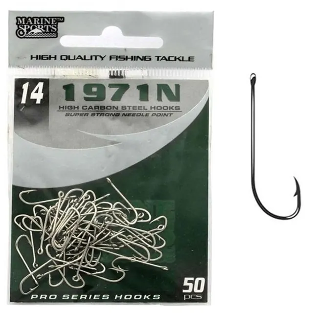 Anzol Marine Sports 1971N 14 com 50pçs