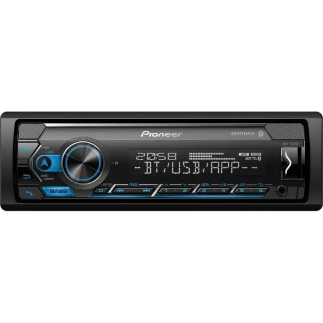Toca Radio Pioneer MVH-S325BT USB/AUX/BT/Radio AM/FM