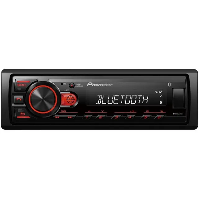 Toca Radio Pioneer MVH-S235BT USB/AUX/BT/MP3/Radio AM/FM