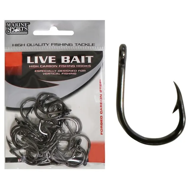 Anzol Marine Sports Live Bait 5/0 (20 Pçs)