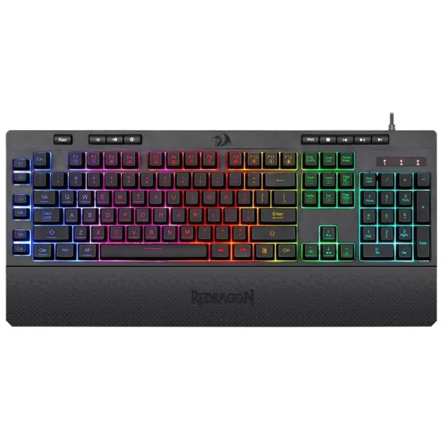 Teclado Redragon Shiva K512RGB (com Cabo) – Inglês