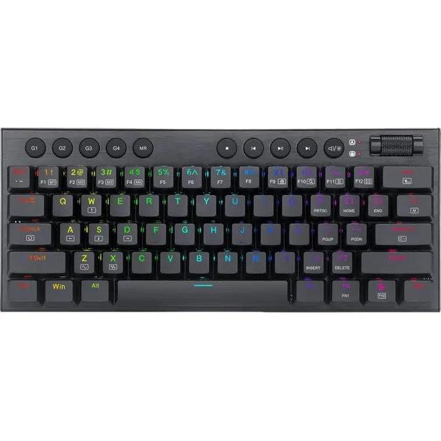 Teclado Gaming Redragon Horus Mini Pro K632-RGB Preto (Inglês sem fio) Switch Vermelho