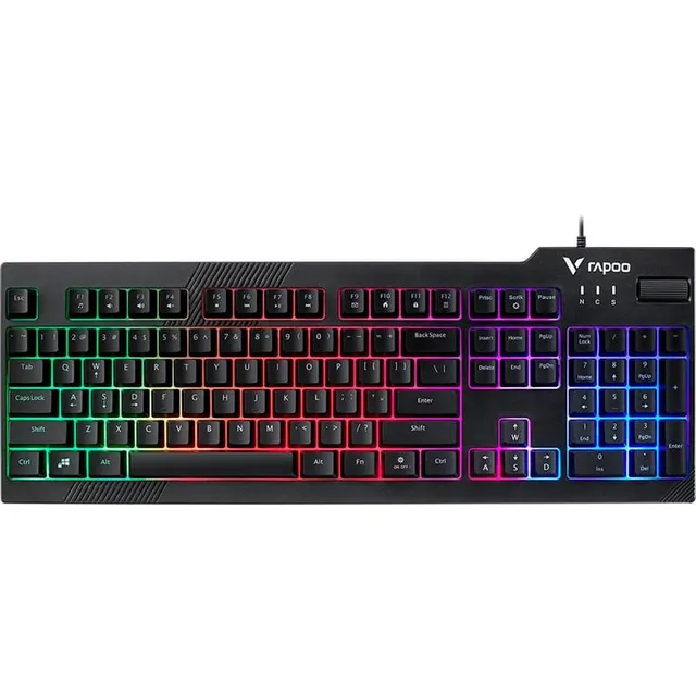 Teclado com Fio Rapoo V50S Black (Inglês)