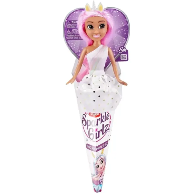 Boneca Sparkle Girlz Unicorn Princes Zuru 10092 – Rosa