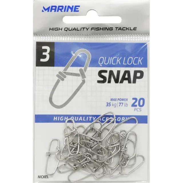 Snap Marine Sports Quick Lock 3 com 20 peças