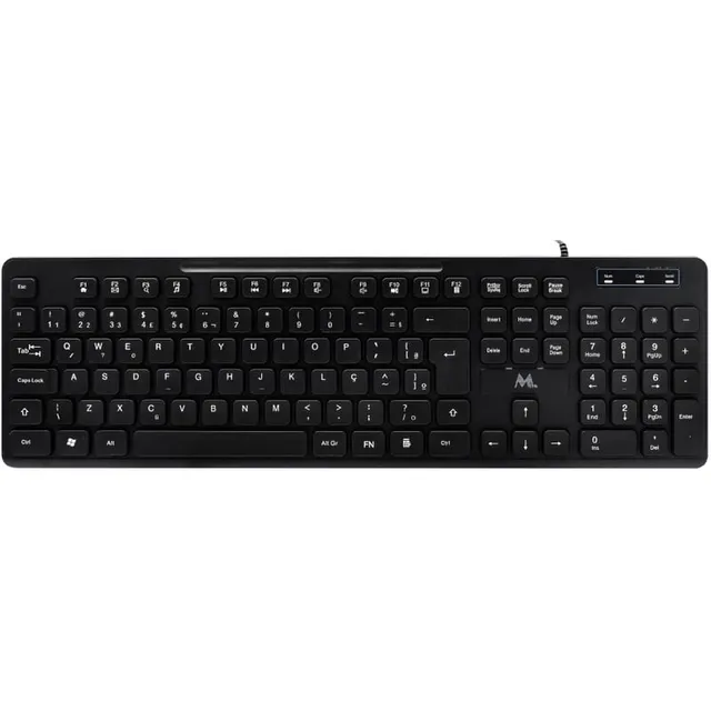 Teclado Mtek KB-8269 com cabo – Preto (Português)