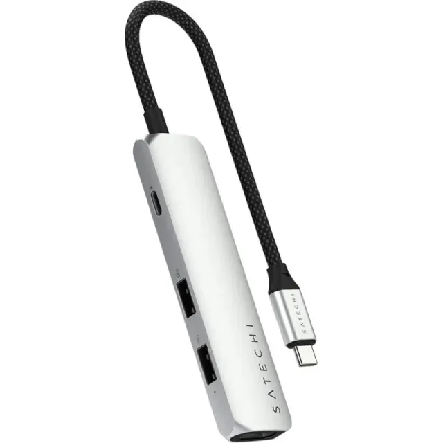Adaptador 4 em 1 Multiport USB-C 4K Satechi – ST-P4SS