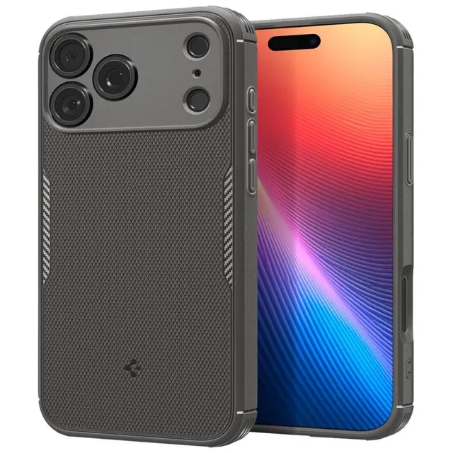 Case Spigen para iPhone 17 Pro Max 6.9″ Core Armor ACS09672 Marble Gray (MagFit)