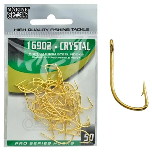 Anzol Marine Sports 16902 Crystal 16 com 50 Pçs