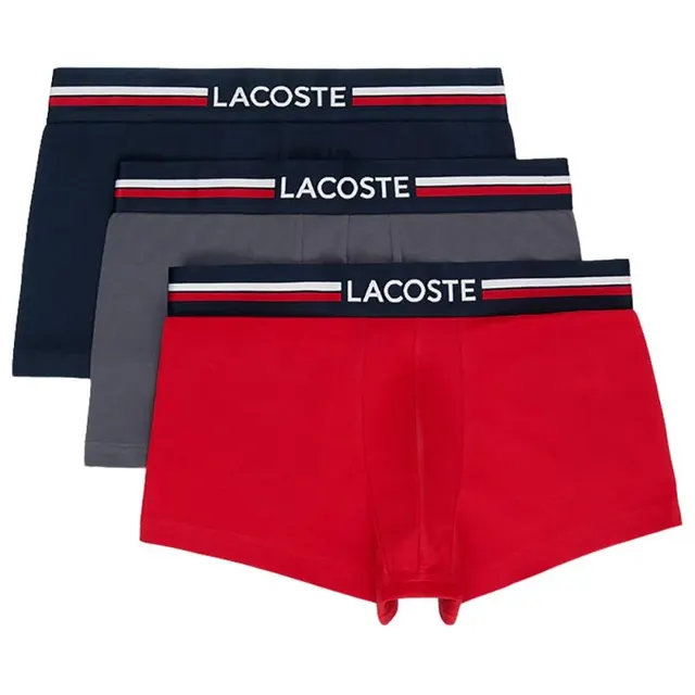 Boxer Lacoste 5H0451-23 VVH Masculino (3 Unidades)