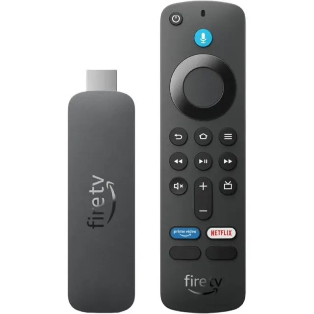 Adaptador Multimídia Amazon Fire TV Stick 4K Select com Alexa 8GB Wi-Fi 5