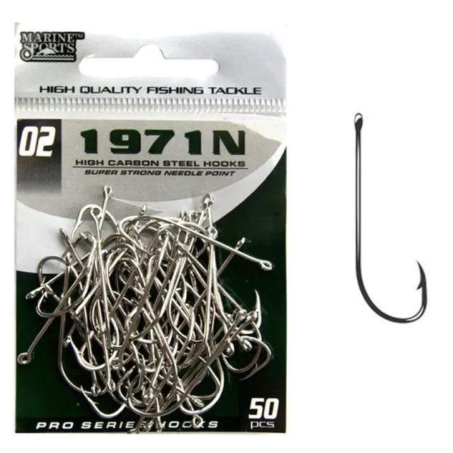 Anzol Marine Sports 1971N 02 com 50pçs