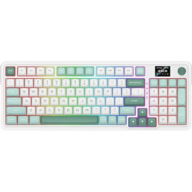Teclado Gaming Mecânico Redragon Galatin Pro K719WG-RGB PRO BT 2.4GHz (Inglês)