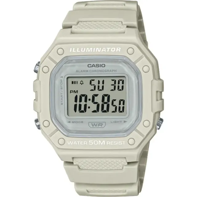 Relógio Casio Digital W-218HC-8AVDF – Unissex