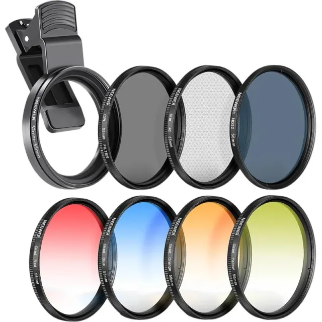Kit Lens Filter para Celular Neewer 55mm – ND32