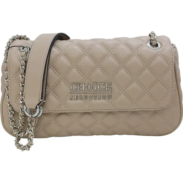 Bolsa Choice KL003  Beige/Silver – Feminina