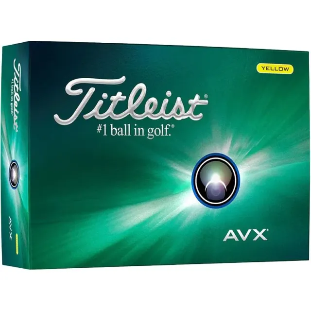 Bola de Golfe Titleist AVX Amarelo (12 Unidades)