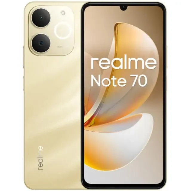 Smartphone Realme Note 70 RMX5313 Dual Sim 6.74″ 4GB/128GB Beach Gold