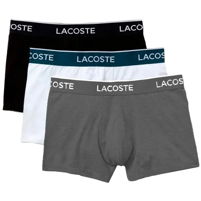 Boxer Lacoste 5H968123 RXZ – Masculino (3 unidades)