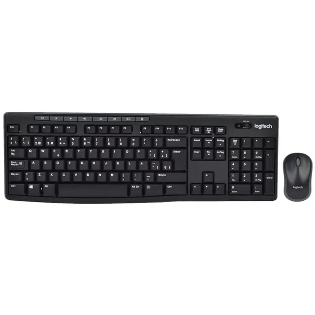Teclado e Mouse sem Fio Logitech MK270 Multimídia 2.4GHz (Espanhol)