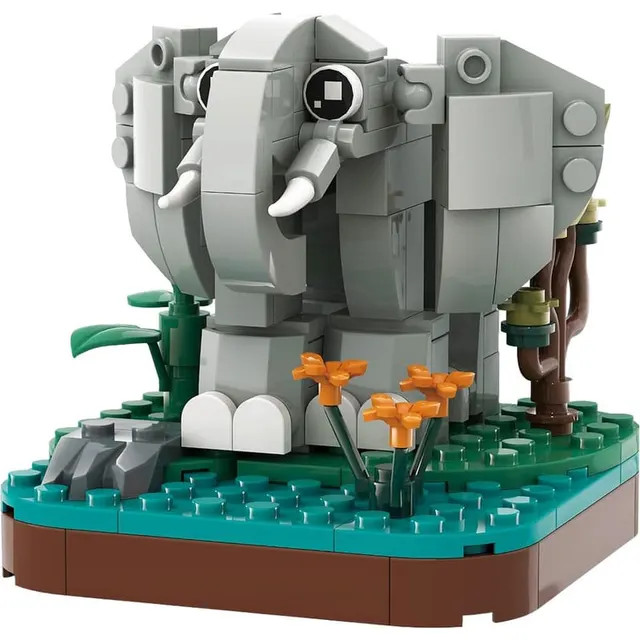 Blocos de Construção The Elephant Wange – 1623 (139 Peças)